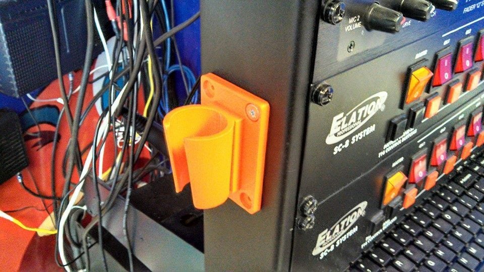 Mikrofonhalter zur Rackmontage