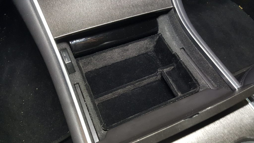 Mittelkonsolen-Schubladenspeicher für Tesla Model 3