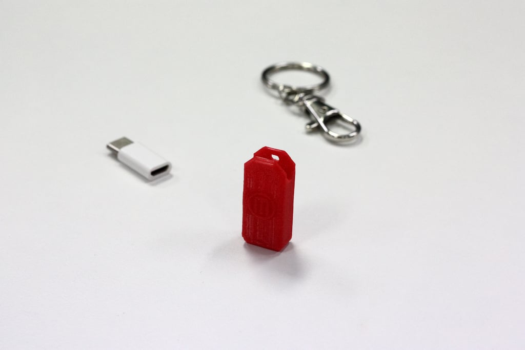 Micro-USB-zu-Typ-C-Adapter-Schlüsselanhängeretui für OnePlus Two