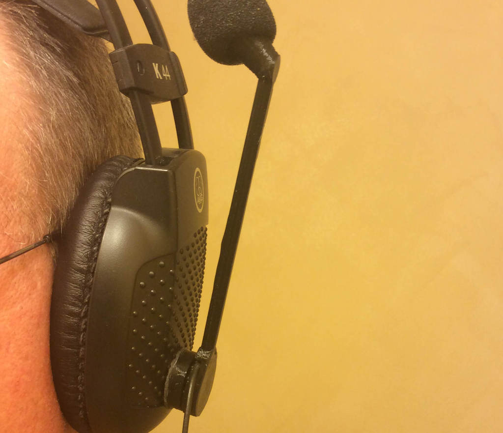 Anpassbarer Headset-Mikrofongalgen