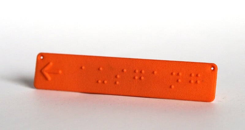 Online-Tool für Braille-Beschilderung