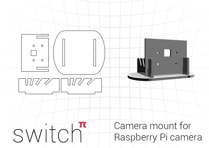 Verstellbarer Kameraständer/Halterung für Raspberry Pi