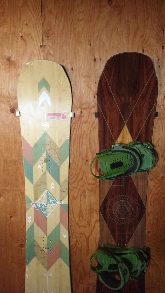 Snowboard- und Wakeboard-Wandmontage