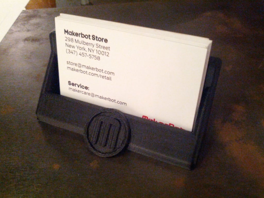 MakerBot-Visitenkartenhalter für den Ladengebrauch