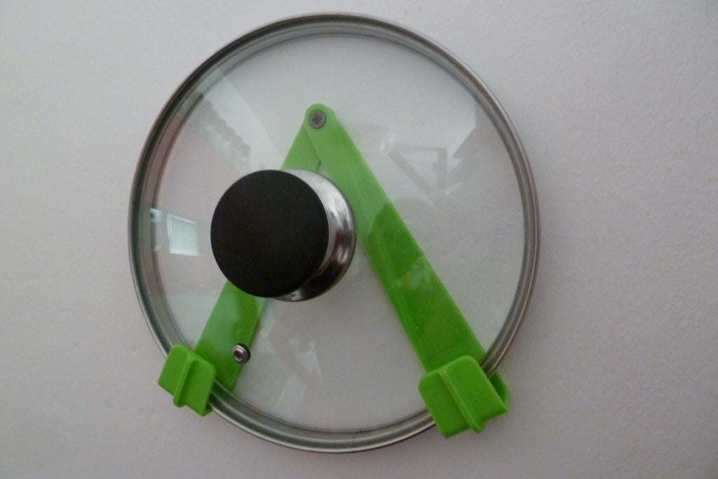 Verstellbarer Topfdeckelhalter für die Küchenwand