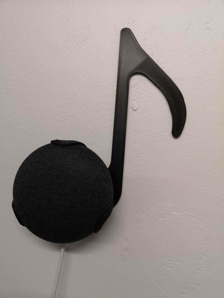 Google Home Mini-Wandhalter mit Musiknote