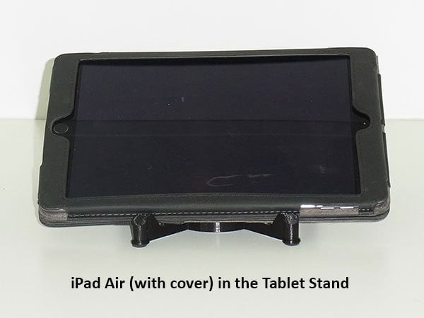 Moderner und leichter iPad-/Tablet-Ständer für den Schreibtisch