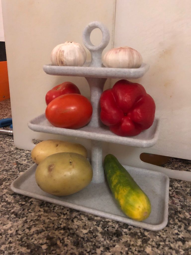 Obst- und Gemüsehalter für den Küchentisch