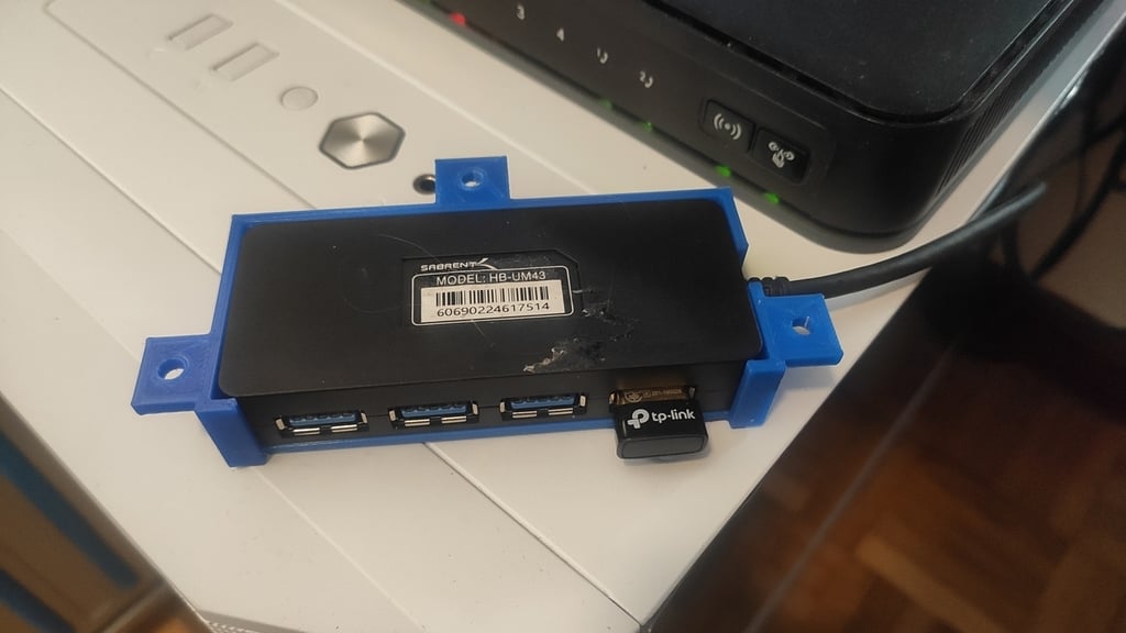 Halterung für Sabrent USB x4 Hub