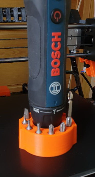 Bosch GO 2 Elektroschrauber-Basis mit Bit-Aufbewahrung