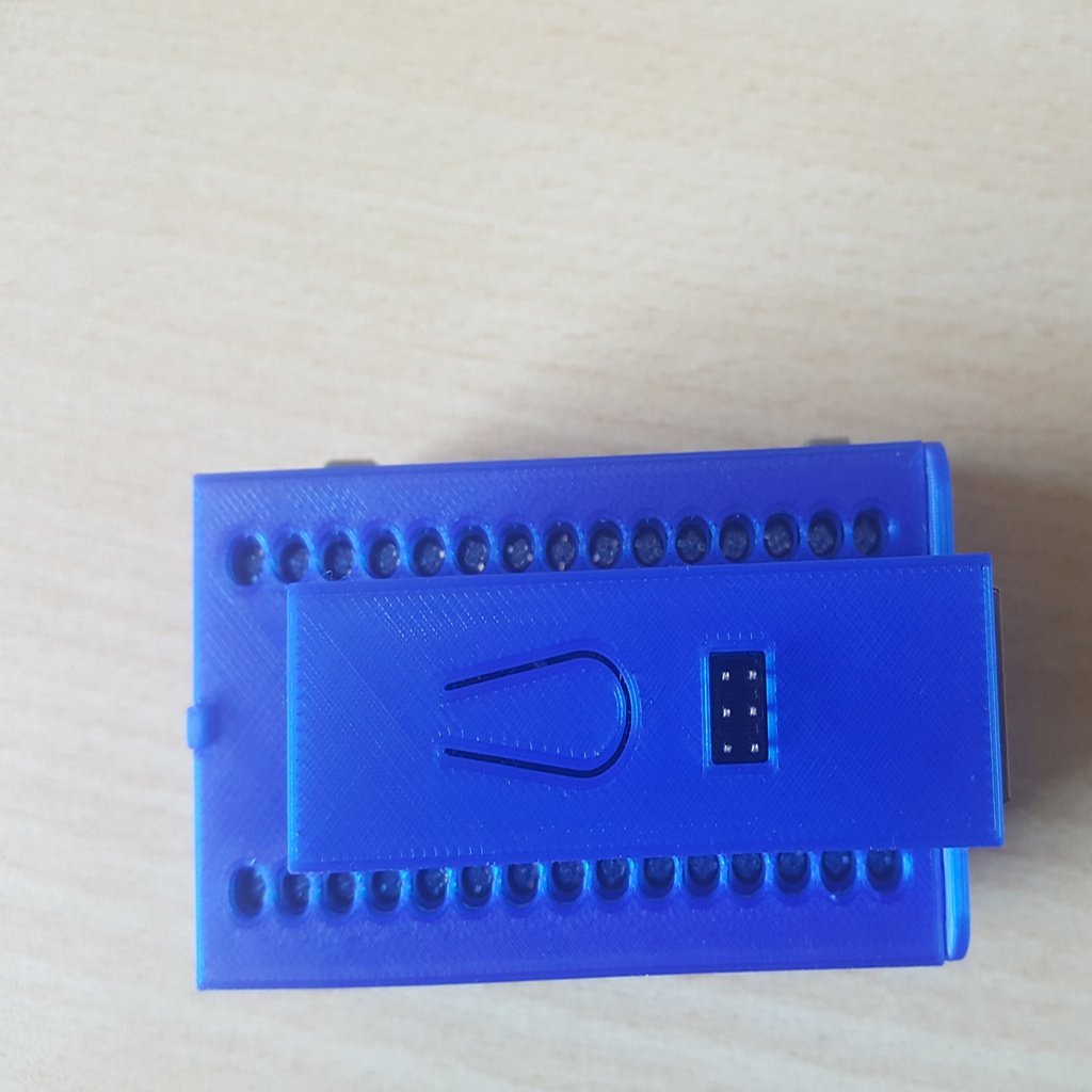 DIN-Montagegehäuse für Arduino NANO mit Ethernet-Abschirmung und Terminal-Adapter-IO-Abschirmung