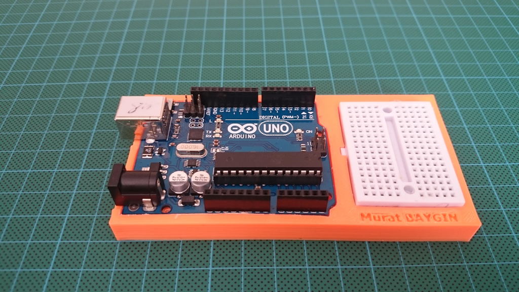 Arduino Uno und Mini-Breadboard-Ständer