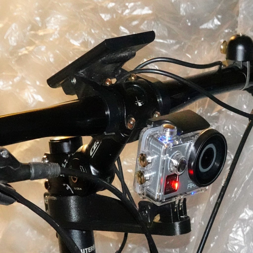 Sportkamera-Montagehalterung für den Fahrradlenkervorbau