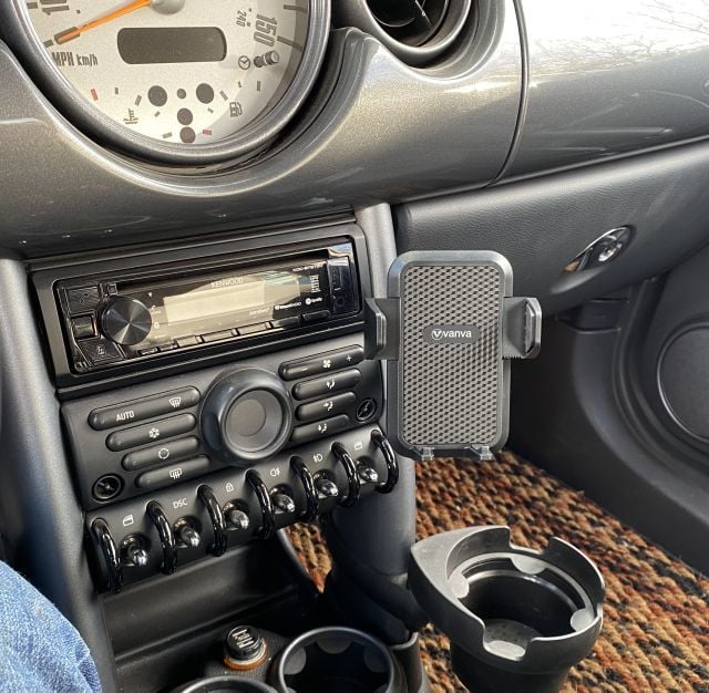 Mini Cooper R50, R52, R53 Autotelefonhalter mit Kugelhalterung