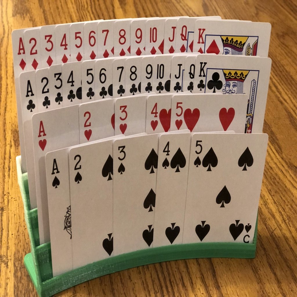 Spielkartenhalter in voller Größe