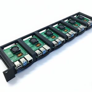 Raspberry Pi 4 1U 19-Zoll-Server-Rack-Kit
