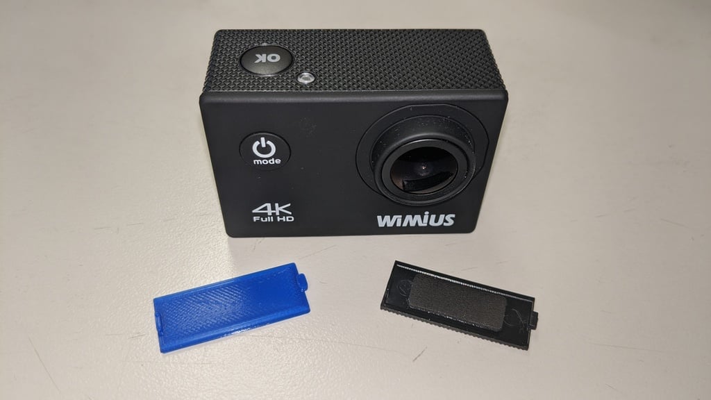 Austausch der Batterieabdeckung der Wimius 4K Action-Kamera