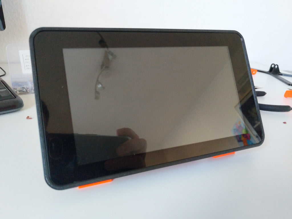 7-Zoll-Touchscreen-Gehäuse mit integriertem Lüfter für Raspberry Pi 4