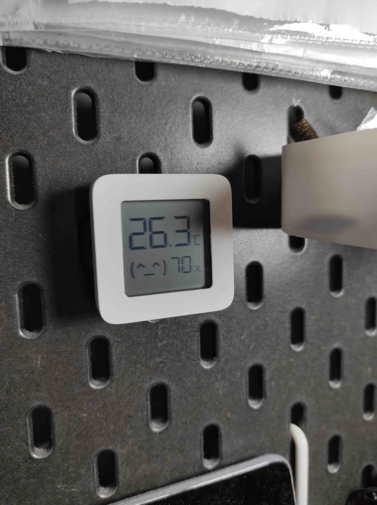 Xiaomi Mijia Bluetooth Thermometer 2 Halterung für Ikea Skadis