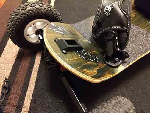 GoPro-Halterung für Old School Skateboard und Longboard