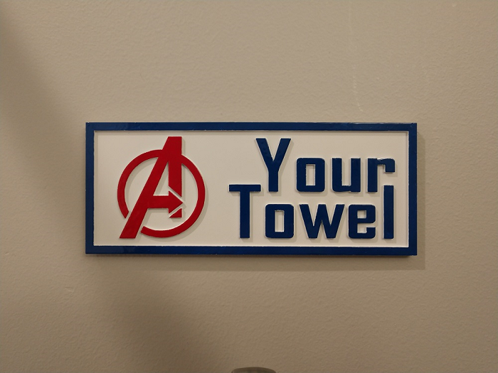 Avengers Handtuchhalter für das Badezimmer