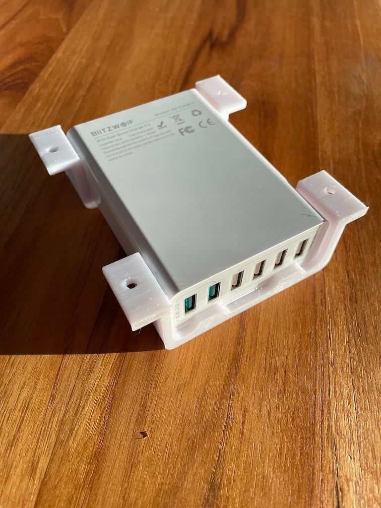 BlitzWolf USB-Ladegerät zur Montage unter dem Schreibtisch