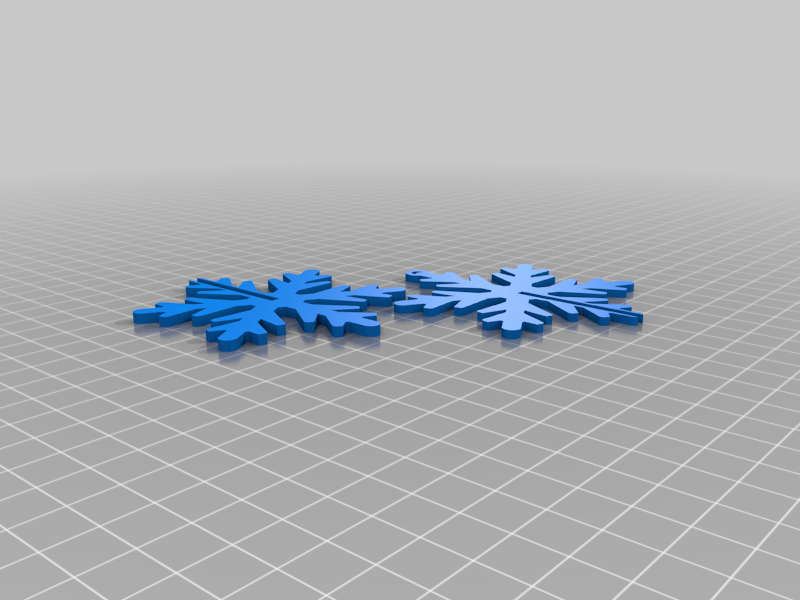 3D-Schneeflocken-Weihnachtsdekorationen (3 Arten)