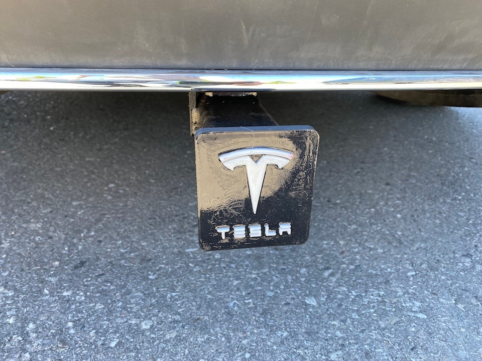 Tesla 2-Farben-Anhängerkupplungsabdeckung für 2-Zoll-Empfänger