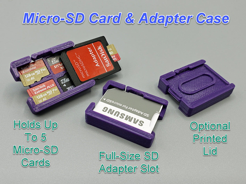 Micro-SD-Karten- und Adapteretui, klein