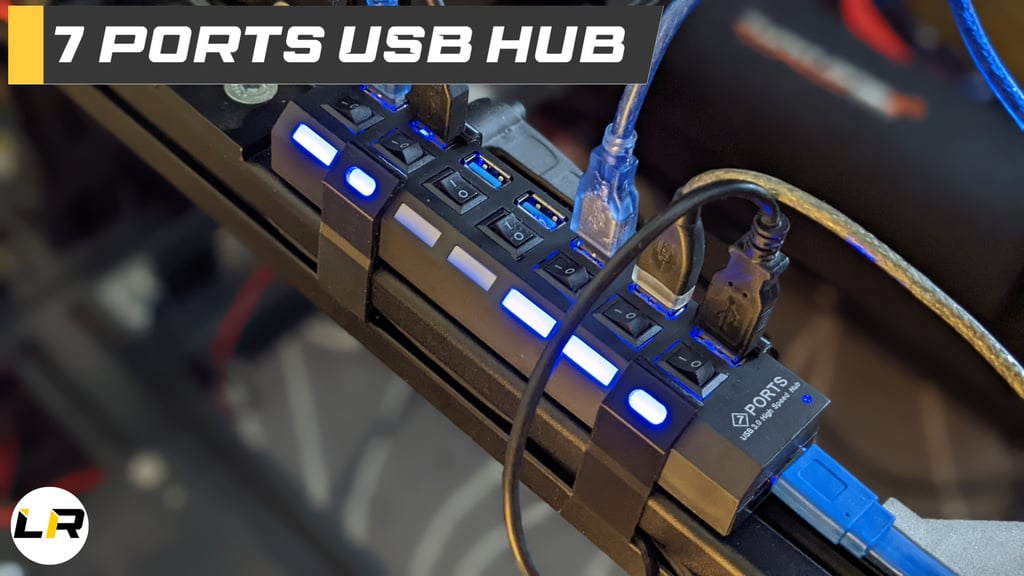 USB-Hub-Montagehalterung für 8040 4040 Aluminium-Strangpressprofile