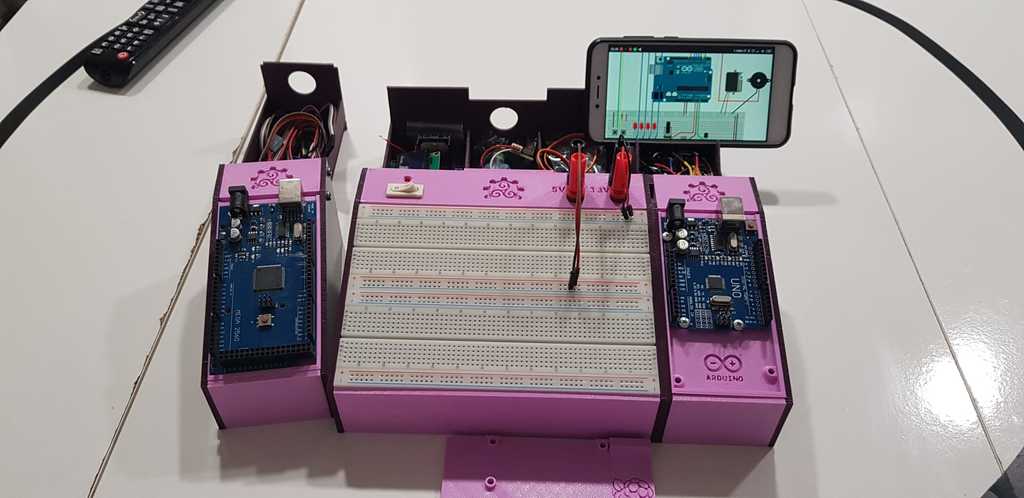 Modularer Arduino-/Breadboard-Ständer für Arduino und Raspberry