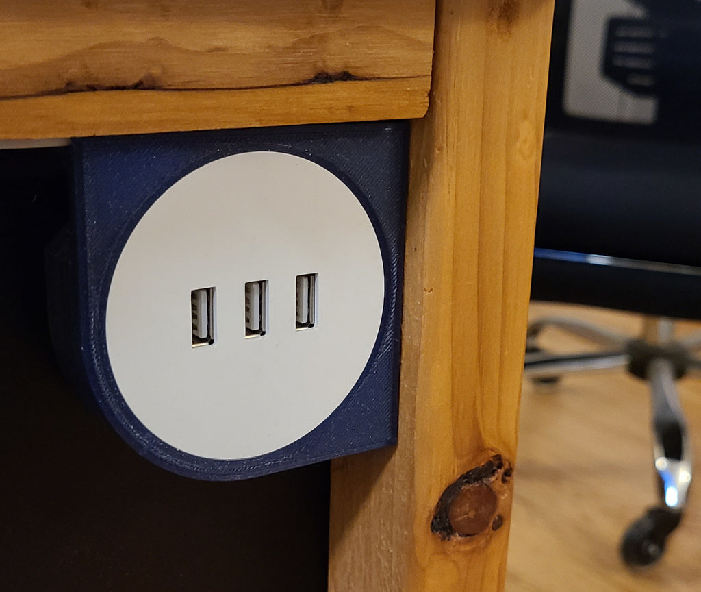 Ikea Nordmarke USB-Ladehalterung zur Möbelmontage